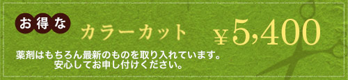 カラーカット